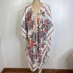 Figleaf Boutique Floral‎ Kimono OSFA NWT